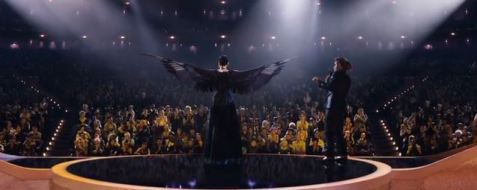 Katniss as the mockingjay