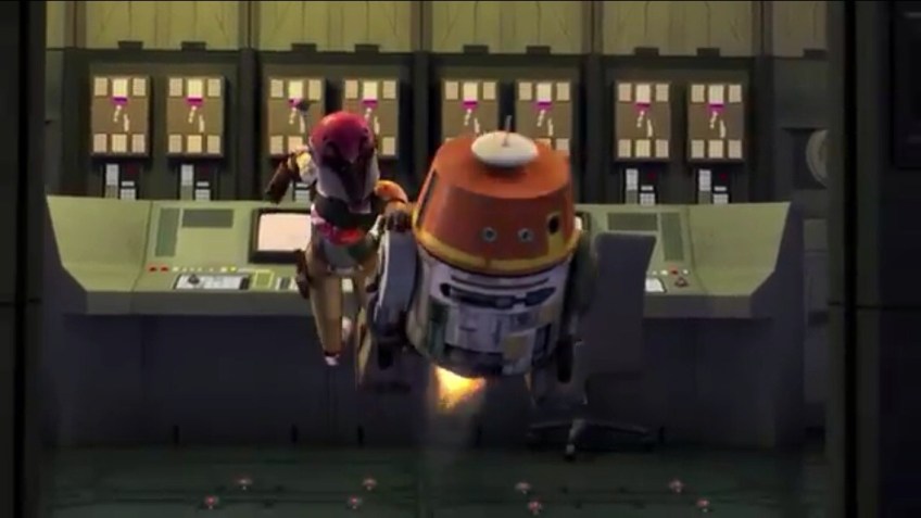 Sabine Wren and Chopper