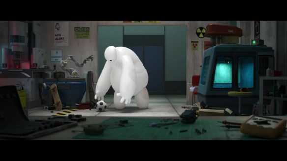 Baymax and the soccer ball