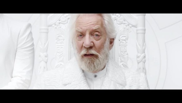 Donald Sutherland as President Snow